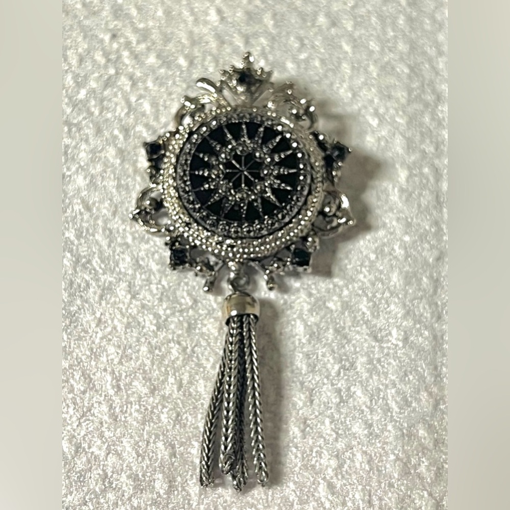 VTG Signed DENISE Moroccan Style Tassel Brooch & Pendant 💫Final Sale!💫💫